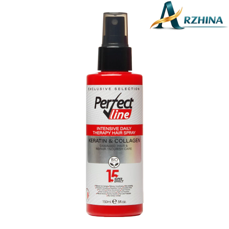 کرم موی 15 کاره پرفکت لاین حاوی Keratin And Collagen حجم 150 میل
