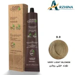 رنگ موی ارگانیک اوری گرین دیکسون شماره 9.0 رنگ بلوند خیلی روشن